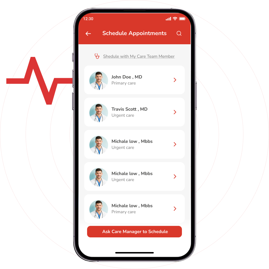 Doctor consulting with patient via telehealth
